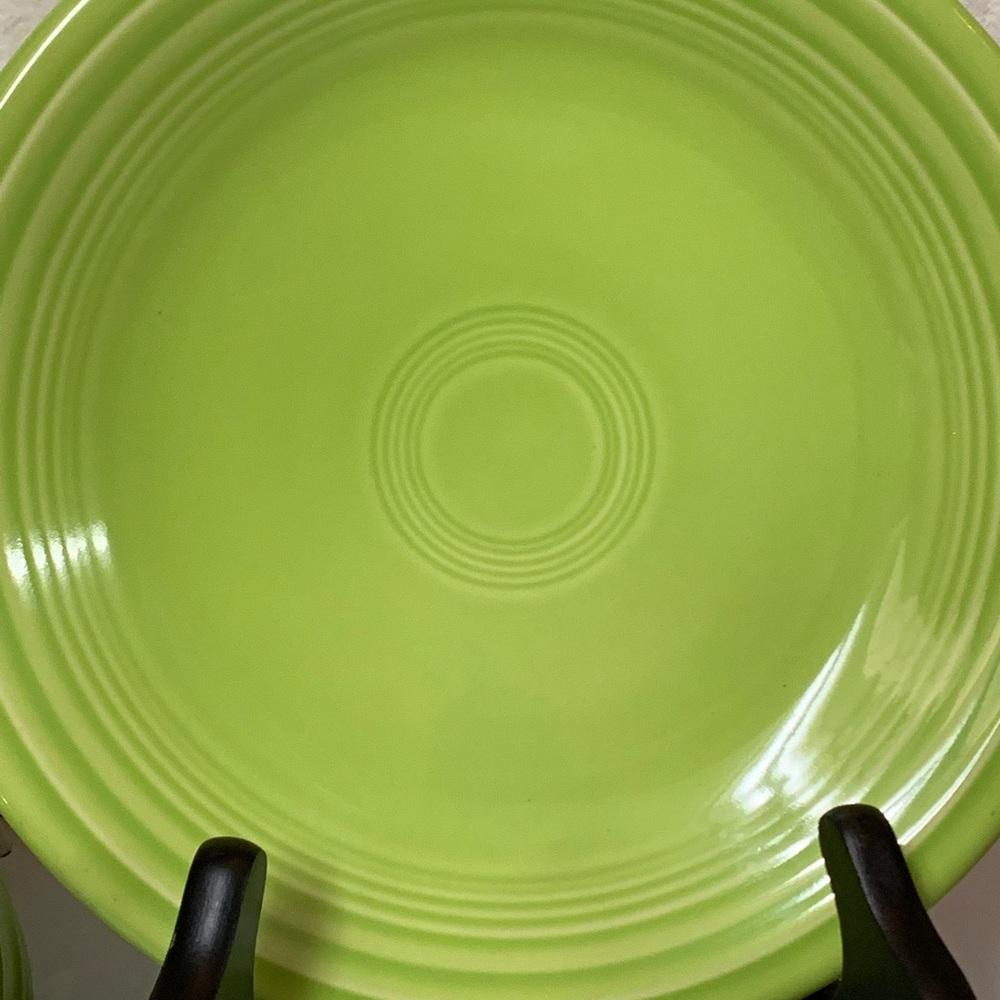 Fiestaware Chartreuse Salad Plate Fiesta Retired Green 7 1/4 inch Small Plate